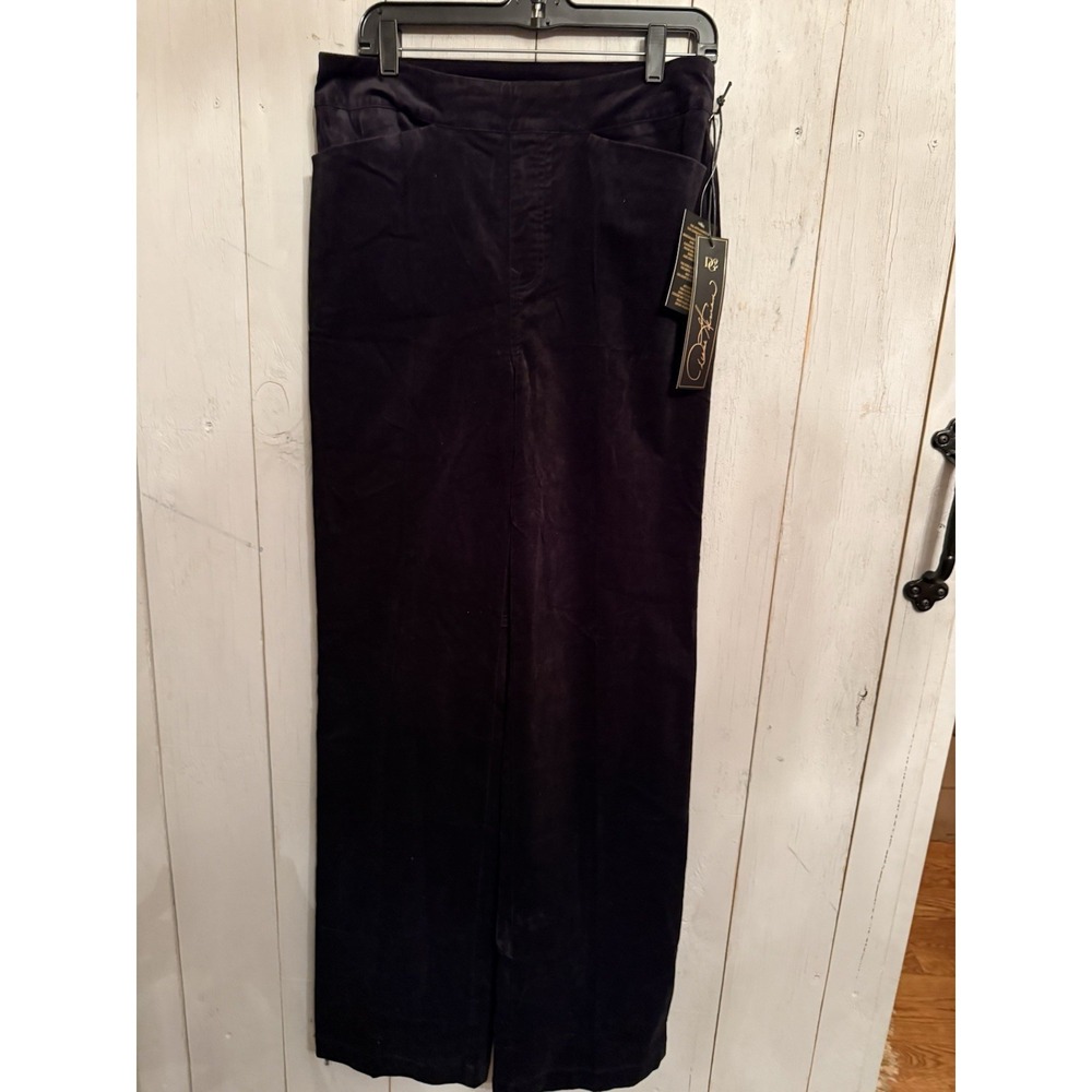 DG2 by Diane Gilman Womens Sz-10T Black Stretch Brushed Corduroy Pants NWT